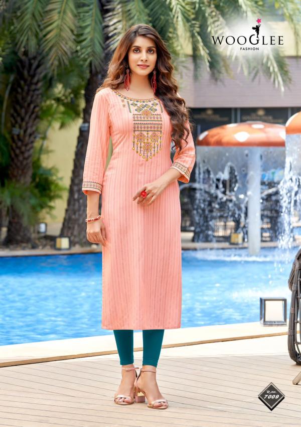 Wooglee 4Ever 3 Ethnic Wear Viscose Designer Kurti Collection